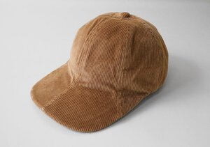 ●送料無料 50%OFF 新品● HICOSAKA ◆ コーデュロイ DRAIPING CAP ブラウン 8パネル 帽子 ユニセックス ヒコサカ ◆21-C108