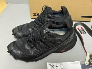 SALOMON サロモン トレッキングシューズ トレイルランニング SPEEDCROSS 5 GORE-TEX (スピードクロス ゴアテックス) 登山靴 メンズ