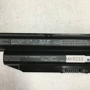 FUJITSU 富士通 FMVNBP229A / FPCB0302S 純正バッテリー　中古品　動作未確認　MKR233