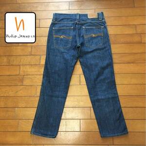 ☆【 Nudie jeans 】★スリム テーパードデニムクロップドパンツ★サイズ31