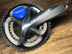 HU838 シマノ SHIMANO アルテグラ ULTEGRA FC-R8000 クランクセット PIONEER パワーメーター 170mm