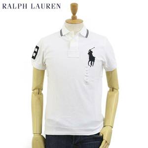 新品 アウトレット 9111 XSサイズ 半袖 ポロ シャツ polo ralph lauren ポロ ラルフ ローレン 白