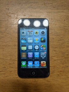 IY0698 iPod touch 第4世代 A1367 8GB Apple デジタル音楽プレーヤー 簡易確認＆簡易清掃＆初期化OK 現状品 送料無料