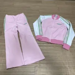 adidas ジャージセット 120㎝ ピンク