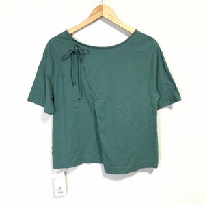 H4018dL タグ付き未使用品 NATURAL BEAUTY BASIC ナチュラルビューティーベーシック サイズM 半袖Tシャツ カットソー グリーン系 