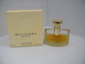 914　BVLGARI ブルガリ Pour Femme プールファム 50ml オードパルファム EDP 香水 フレグランス　箱入り