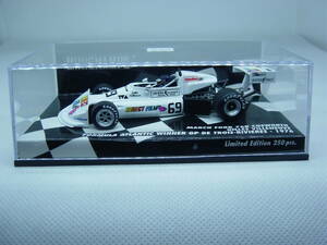 送料300円～ MINICHAMPS 1/43 MARCH FORD 76B FORMULA ATLANTIC WINNER GP DE TROIS-RIVIERES 1976 #69 G.VILLENEUVE ジル・ヴィルヌーブ