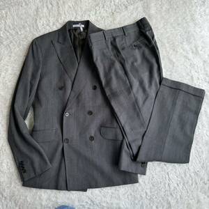 アルマーニ コレツィオーニ SARTORIAL DECO ウール スーツ ダブル ARMANI COLLEZIONI 48 L相当