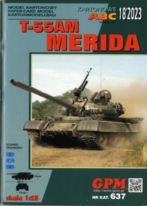 GPM 1:25 T-55AM　MERIDA(Card Model)