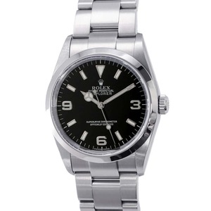 ロレックス エクスプローラー1 D番 114270 ROLEX 腕時計 黒文字盤 【安心保証】