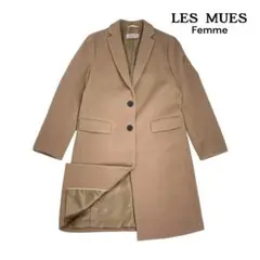 03T122☆ LES MUES ウール カシミヤ チェスターコート アウター