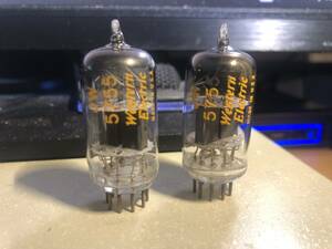 [中古] 2本 Western Electric 5755 真空管