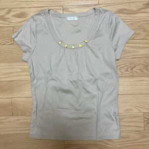 Tシャツ カットソー 半袖Tシャツ トップス 半袖 M オフィス　カジュアル　ビジネス　TRUDEA 綿