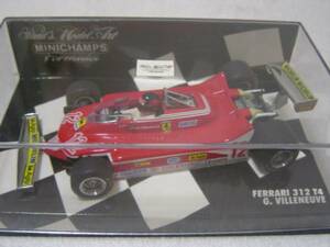 1/43　MINICHAMPS　1979年フェラーリ312T4　G・ビルヌーヴ