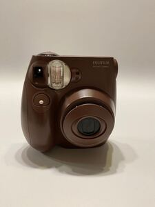 FUJIFILM 富士フィルム チェキ cheki instax mini7S インスタントカメラ チョコ