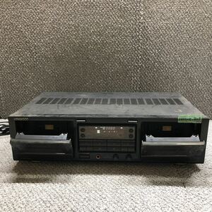 MYM5-849 激安 KENWOOD KX-W8020 STEREO CASSETTE DECK 通電OK 中古現状品 ※3回再出品で処分