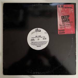 [激レアオリジナルプロモオンリー) Dr. Dre Introducing Snoop Doggy Dogg - Deep Cover (Promo Only) ステッカージャケ