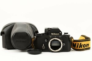 ★美品　動作確認済★ NIKON ニコン F2 フォトミック　ブラック フィルムカメラ　モルト新品交換済 防湿庫管理　N#B274