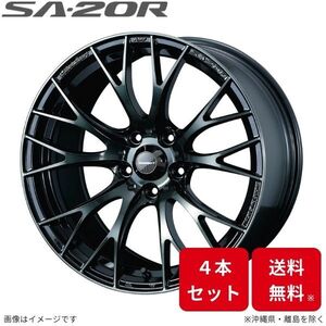 ウェッズ ホイール ウェッズスポーツ SA-20R ハリアー 80系 トヨタ 18インチ 5H 4本セット 0072739 WEDS