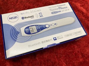 12-16-704 △AJ NISSEI Bluetooth通信機能付き サーモフレーズ 皮膚赤外線体温計 ｍT-500BT 非接触タイプの医療用体温計 アプリで健康管理