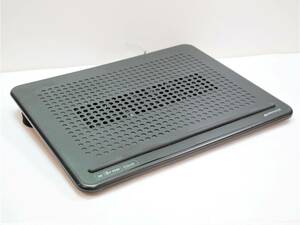 ■GREEN HOUSE グリーンハウス◇ノートパソコンクーラー/トリプルファンノートPCクーラー/冷却台 X3FAN【GH-PCF3AK】■