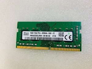 SK HYNIX 1RX8 PC4-3200 16GB DDR4 ノート用メモリ 260ピン ECC無し DDR4 PC4-25600 16GB DDR4 LAPTOP RAM