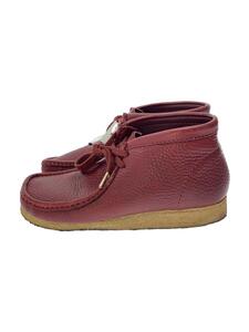 Clarks◆WALLABEE BOOT/チャッカブーツ/26.5cm/RED/261554227080//