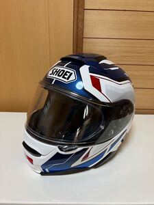 美品 SHOEI NEOTEC2 RESPECT サイズL ショウエイ ネオテック2 リスペクト ブルー/ホワイト