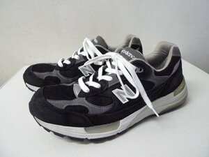 ◆new balance ニューバランス M992EB 992 スニーカー ネイビーブラック サイズ8.5D 26.5cm