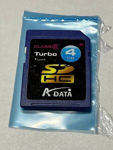 A DATA エイデータ SDHCカード 4GB 1枚 フォーマット済み 動作確認済みジャンク品