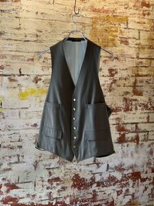 50s Abercrombie&Fitch WOOL VEST ENGLAND ヴィンテージ ビンテージ アバクロ ウールベスト ジレ ジレベスト イングランド 40s 送料無料