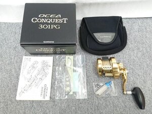 @【中古】 シマノ 22 オシアコンクエスト 301PG 両軸リール OCEA CONQUEST