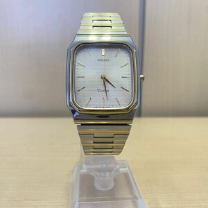 【T0615】SEIKO ドルチェ 腕時計 7741-5130 セイコー Dolce ゴールド シルバー Watch 耐磁性 water resistant 時計 ゴールド系 シルバー系