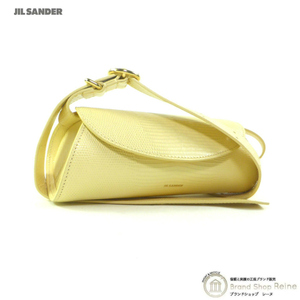 ジルサンダー （JIL SANDER） Cannolo カンノーロ ミニ リザードプリント ハンド ショルダー バッグ J08WD0008 リネン（新品）