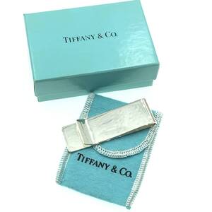 【極美品】Tiffany ＆Co. マネークリップ シルバー 925 約20.4g ティファニー 布袋 箱