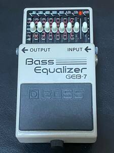 BOSS Bass Equalizer GEB-7　中古美品　送料無料　　ベース　イコライザー