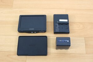 ■現状品■ SONY 「CLM-V55」 クリップオンLCDモニター　簡易チェック 動作○　付属品 傷み (2745731)