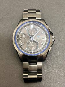 【SPM-5282】1円～ CASIO OCEANUS CLASSIC LINE OCW-T2600B-1AJF 腕時計 電波ソーラー 稼働品 現状品 