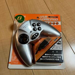 新品・未開封★送料350円★パソコン★PC★コントローラー★USBゲームパッド★サンワサプライ★JY-P55US★連射機能付★8ボタン★コード1.8m