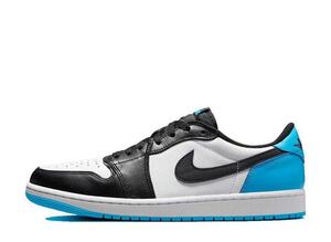 Nike Air Jordan 1 Low OG "Black and Dark Powder Blue/UNC" 26cm CZ0790-104