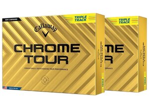 ★新品★キャロウェイ★NEW★CHROME TOUR★クロムツアーボール★トリプルトラック★イエロー★２ダース★日本正規品★