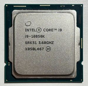 intel Core i9 10850K 3.60GHz 10C/20T CPU