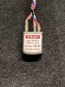 ★TEAC 50667420 HIGH DENSITY FERRITE HEAD 4TR 2CH ER-R ERASE RECORD REVERSE HEAD [消去/録音ヘッド]ジャンク★