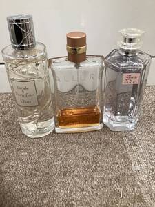 【7093】・③　香水おまとめ　３本セット　（Dior、CHANEL、グッチ香水）残量３～７割