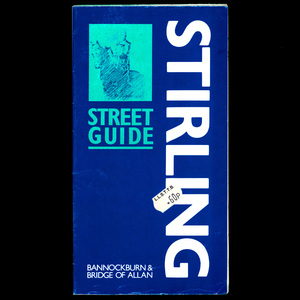 1995 STIRLING STREET GUIDE スターリング・ストリートガイド BANNOCKBURN BRIDGE OF ALLAN