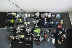 棚12.B220　リール　29点セット　　RYOBI /Daiwa/CIMA-11/ JUPITER-2/DAIWA/ CLUB.DEMI. 等