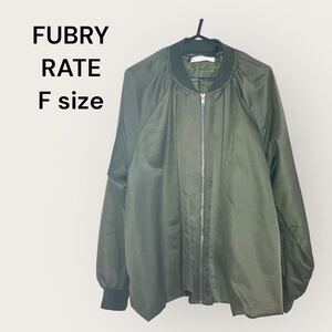 FUBRY RATE　ジャケット サイズF　緑系　ファーリーレート　袖に汚れあり