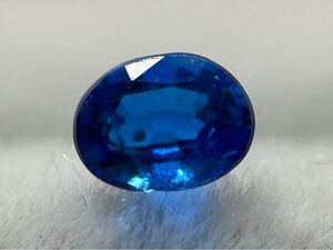 〈新春セール〉アウイナイト 0.07ct 約2×3mm OV オーバルカット 藍宝石 天然 天然石 裸石 ルース