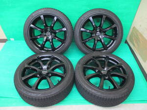 ☆2021年製 BRIDGESTONE BLIZZAK VRX3 205/45R17 84Q☆BORBET【17×7J+25 4H-PCD108】4本set♪ 埼玉県発 プジョー 208 シトロエン C3 など