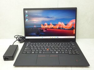 ☆1円☆第8世代☆Lenovo Thinkpad X1CARBON.20QE-S7XC00 7th☆Core i5 1.60GHz/8GB/SSD256GB/高解像度/無線/WWAN/カメラ/Office/DtoD領域☆